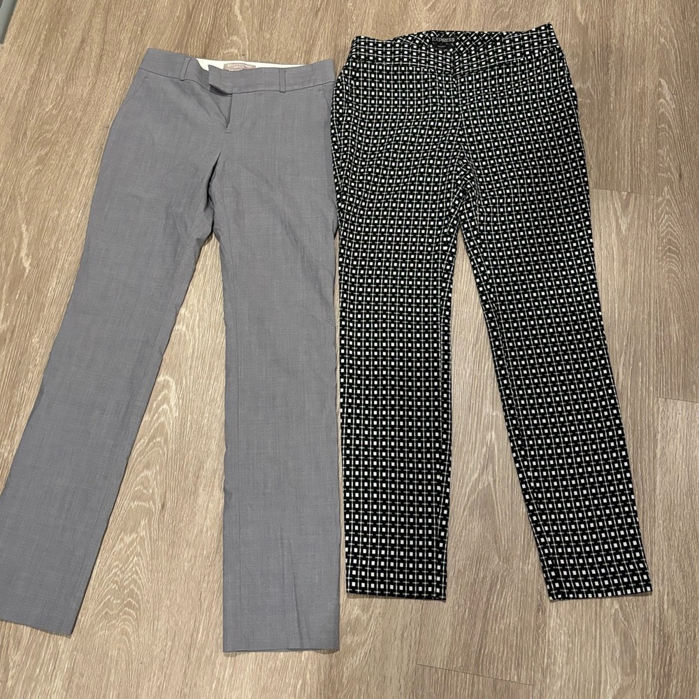 NWOT Banana Republic and Express Trousers 00